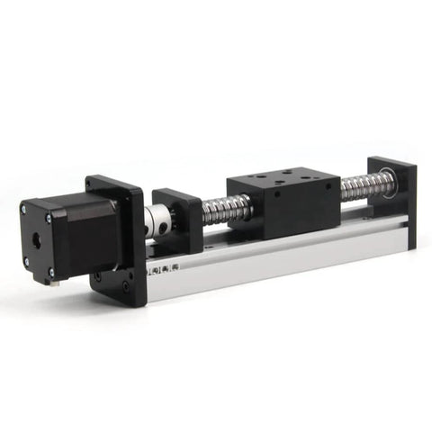 ✝️ 100mm effective stroke length linear rail guide with square linear rails ballscrew sfu1605 with nema 17 stepper motor for diy cnc router parts