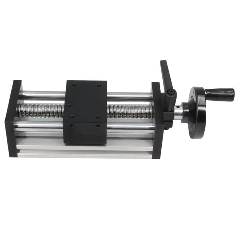 100mm effective stroke length linear rail guide double optical axis linear slide rail ballscrew sfu1605 for CNC router machine