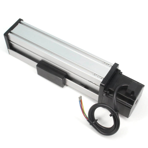 100mm Length Travel Fully Enclosed Linear Stage Actuator with Square Linear Rails Ballscrew SFU1605 with NEMA23 Stepper Motor
