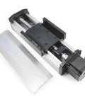 100mm Length Travel Fully Enclosed Double Linear Stage Actuator with Square Linear Rails Ballscrew SFU1605 with NEMA23 Stepper Motor