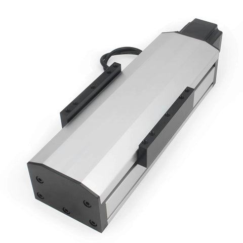 100mm Length Travel Fully Enclosed Double Linear Stage Actuator with Square Linear Rails Ballscrew SFU1605 with NEMA23 Stepper Motor