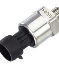 0 To 100 Psi Pressure Transducer Sensor With 316 Stainless Steel Body One Eighth Inch NPT Oil Fuel Air Water Pressure Transmitter 5V DC Output 0.5V To 4.5V Includes Connector Harness Kit