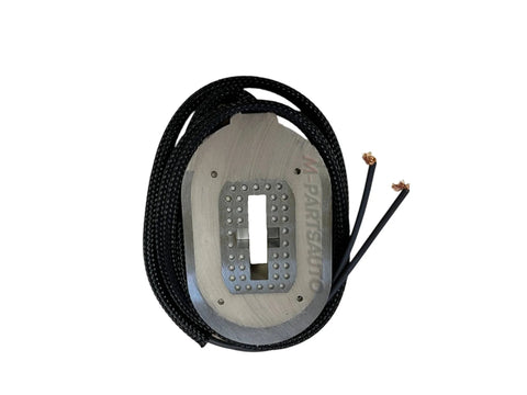 Two 12-1/4 Inch Electric Trailer Brake Magnet Replacement Kit for 10K Brake Assemblies, includes magnet with wire, top view