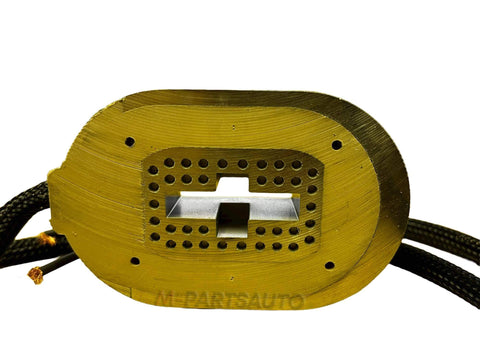 Two 12-1/4 Inch Electric Trailer Brake Magnet Replacement Kit for 10K Brake Assemblies with wire and brass finish