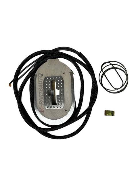 Two 12-1/4 Inch Electric Trailer Brake Magnet Replacement Kit for 10K Brake Assemblies shown with magnets and wiring