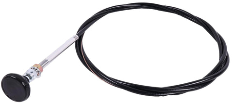 Durable 10 foot control cable for RO5B Dump Body PTO push-pull systems, shown coiled with fittings, for dump trucks and material handlers.