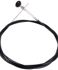 Durable 10 foot control cable designed for RO5B Dump Body PTO push-pull systems with fittings, coiled cable with knob.