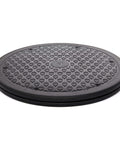 10 Inch Lazy Susan Turntable Organizer, Large Non Skid Rotating Swivel Base for Cabinets, Computer or Laptop, Durable Plastic, Black