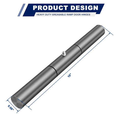 4 Pack Weld On Trailer Ramp Hinge 10 Inch Heavy Duty Weldable Steel Ramp Hinge For Gate Door Truck Car And Trailer Applications