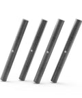 10 Inch Weld On Trailer Ramp Hinge Pack Of 4 Heavy Steel Greasable Ramp Door Hinges shown standing upright