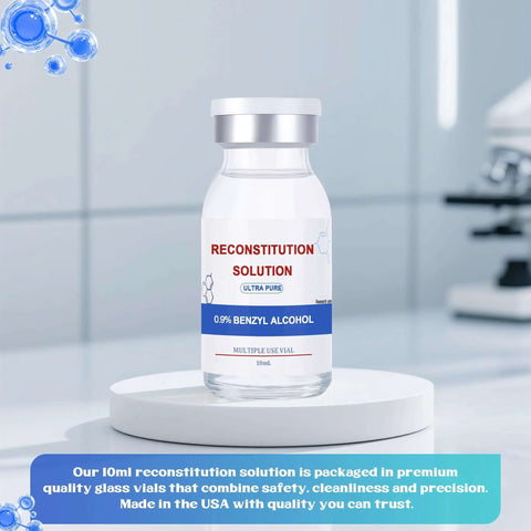 10ml Glass Vial Solution With Triple Seal Hermetically Sealed For Contamination Free Storage And Clear Visual Inspection on lab table