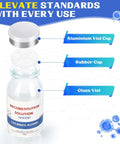 10ml Glass Vial Solution With Triple Seal Hermetically Sealed For Contamination Free Storage And Clear Visual Inspection diagram