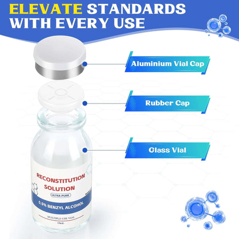 10ml Glass Vial Solution With Triple Seal Hermetically Sealed For Contamination Free Storage And Clear Visual Inspection diagram