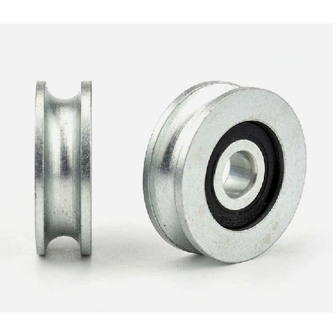 10mm Bore Bearing with 40mm Steel Wire Rope Cable Track Pulley 10x40x12.5mm - VXB Ball Bearings