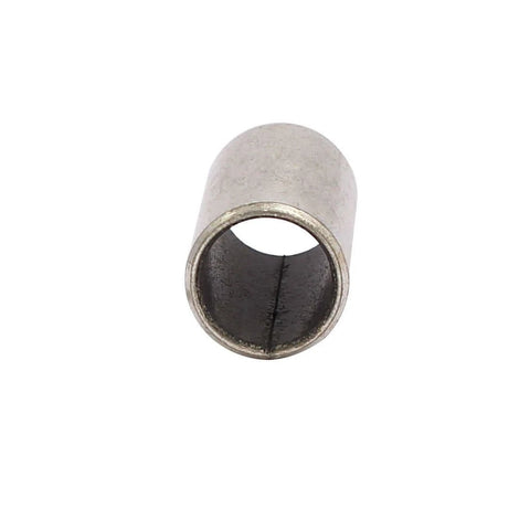 10mm Outer Diameter 8mm Inner Diameter Self Lubricating Oilless Bearing Sleeve Composite Bushing Flanged Metal Silver Tone
