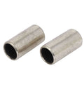 10mm Outer Diameter 8mm Inner Diameter Self Lubricating Oilless Bearing Sleeve Composite Bushing 20pcs Flanged Metal Silver Tone