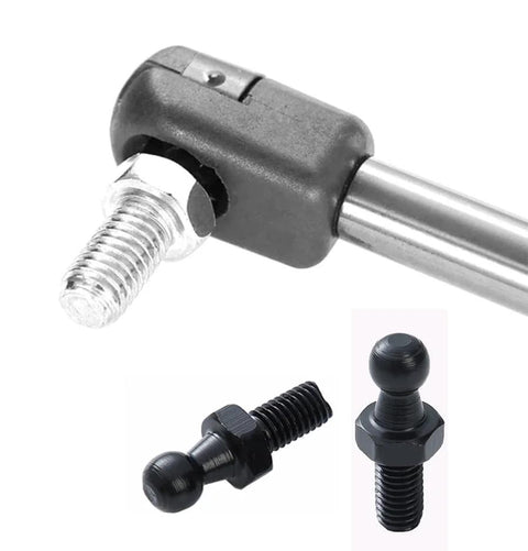 Set Of 4 10mm M6 Ball Stud Bolts For Gas Lift Mounting Brackets And Ball Ended Bonnet Fittings Universal Ball Joint Threaded Ends