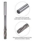 10mm H7 Chucking Reamer For Lathe And Milling Machines, Pro Grade High Speed Steel Spiral Flutes, 0.39 Inch Cutting Diameter