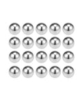 20 pack of 10mm Stainless Steel Bearing Balls G100 Precision 304 Grade Dope for robotics and machinery bearings, corrosion resistant.