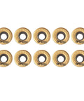 10 Pcs RPMT1204 M C DP5320 Carbide Round Milling Inserts for High Speed CNC Milling Indexable Toolholding Replacement