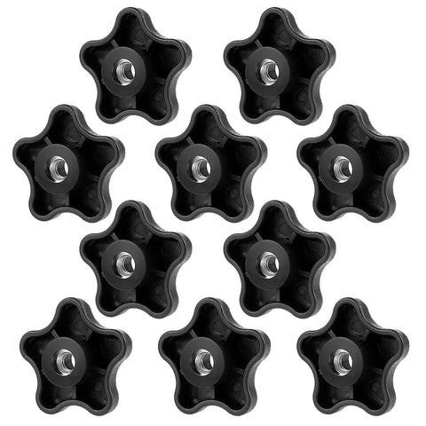 10 Pcs 5/16-18 Female Thread T Track Knobs For Woodworking Jigs And Fixtures Plastic Thumb Screws