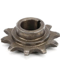 10T Iron Alloy Front Sprocket Cog For 415 Chain Motorized Gear Replacement shown flat on white background.