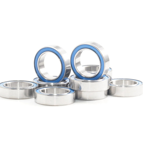 10x15x4mm Ball Bearings Set 6700 2RS Blue Rubber Sealed ABEC 3 High Precision Chrome Steel 52100 Pack of 10