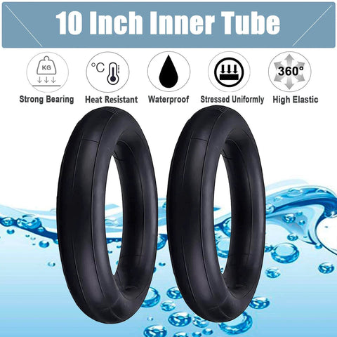 Inner Tire,10x2.125 Inner Tube for Electric Scooter Tire Replacement Wheels with 0° Valve Stem, 10-inch, waterproof features.