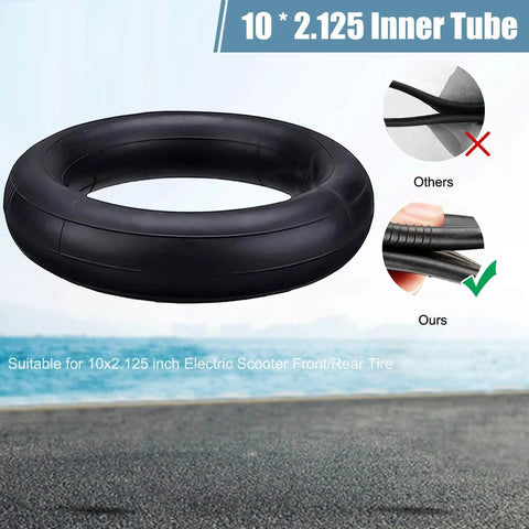 Inner Tire,10x2.125 Inner Tube for Electric Scooter Tire Replacement Wheels with 0° Valve Stem, suitable for 10inch tires