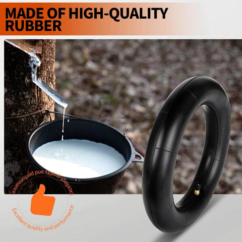 10x2.125 Inner Tube (2-Pack) for Electric Scooters – 0° Straight Valve Stem – High-quality rubber material next to latex collection