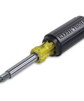 11 In 1 Screwdriver And Nut Driver Set With 8 Bits Including Phillips Slotted Torx And Square, 3 Nut Driver Sizes, Cushion Grip Handle