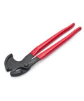 Effortlessly remove nails with an 11 inch nail puller featuring a forged steel head and dual handles for maximum leverage