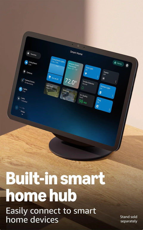 Latest 11 Inch Smart Display With Full HD Touchscreen Providing 60 Percent Larger Viewing Area And Built In Smart Home Hub