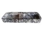 Premium TopShelf Calacatta Viola Marble Double Integrated Sink Featuring Bold Gray Veining Details For Modern Bathroom Updates And HassleFree Daily Comfort, side view.
