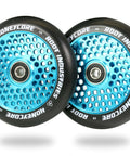 110mm Pro Scooter Wheels Black Blue Lightweight Durable Design for Smooth Control Easy Installation and Stable Trick Performance