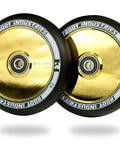 110mm AIR Scooter Wheels Black Gold Lightweight Durable Pro Scooter Wheels Designed for Smooth Control Easy Installation and Stable Trick Performance