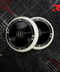 110mm AIR Scooter Wheels White Black Lightweight Durable Pro Scooter Wheels Built for Smooth Control Easy Installation