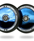 110mm AIR Scooter Wheels Black Blu Ray Lightweight Durable Pro Scooter Wheels Built for Smooth Control Easy Installation and Stable Trick Performance