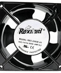 Front view of Industrial Grade Beefed Up AC Fan Replacement For Rexnord REC 22038A1 110V 50 60Hz 0.2A 12038 Style Cooling Fan
