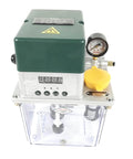 110V Automatic Lubrication Pump With Pressure Gauge For CNC Machines Lathe Milling Punching Tooling 2L Reservoir Capacity