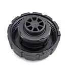 Mercedes-Benz Radiator Cap Replacement 2105010615 A2105010615 fit 2001-2016 models, black durable material, top view