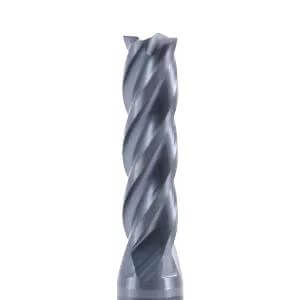 Carbide square-end mill, 5/32 inch diameter, 4-flute end mill bit