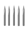 5 Piece 30 Degree CNC Router Bit Set Pro Grade With 0.5mm Tip For Engraving In Wood MDF Plywood And Metal Multi Material Carving