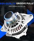 115 Amp Heavy Duty Alternator Replacement For 2007 2013 Avenger Caliber 2 0L 2 4L L4 And 2007 2017 Compass Patriot Sebring Models With 11231N AMT0194 04801323AB 04801323AC 04801323AD Durable CNC Machined