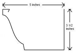 5 inch diagram of K style hidden gutter hanger dimensions for Built Like A Tank Quick Install Easy Grip Heavy Duty 5 Inch Hidden Gutter Hangers Pre Inserted Rust Resistant Screws Fasteners And Clips For K Style Aluminum Gutters Solid As A Rock 50 Pack.