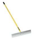 Midwest Rake 73140 concrete placer with 20x4 in aluminum blade and 60 in yellow-painted ash handle