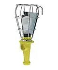 Pro Grade 12 Volt 100 Watt Halogen Floodlight Packing Badass Brightness With Tough As Nails Magnetic Mount For Trucks Shop Floors And Rough Construction Sites in protective cage