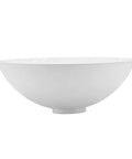 Premium White Acrylic Vessel Sink for Bathroom - Easy Installat Sink for Cara, Campers & Yachts - Modern Design, & Lightweight, round bowl shape.