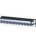 Top Shelf Mta 156 Header Connector With 12 Positions And 3.96 Mm Pitch For Secure Wire To Board Joints Featuring Single Row Right Angle Through Hole Construction.