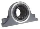 Moline M2000 heavy-duty pillow block bearing housing, 2-3/16 in bore, gray metal